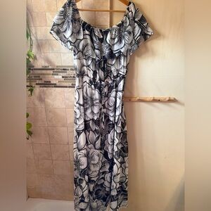 Elegant Off the Shoulder Maxi Dress - Eliza J